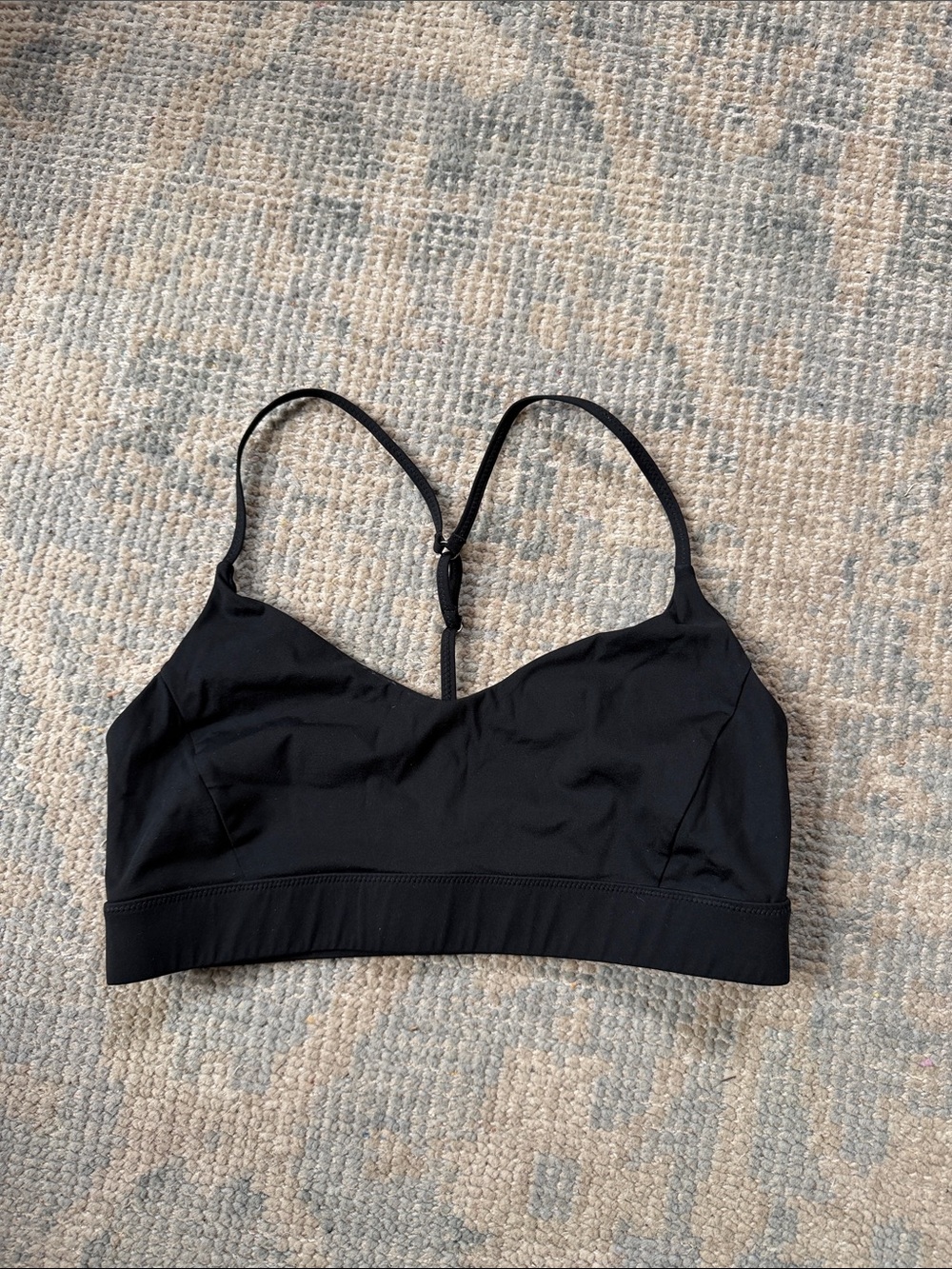 Vuori racerback black Bralette - Women’s Comfort Crop Top